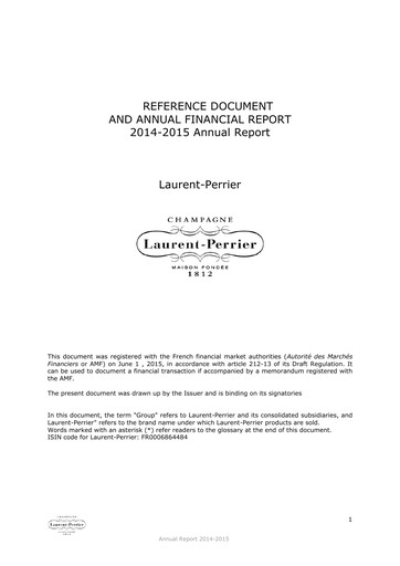 Thumbnail Laurent-Perrier Universal Registration Document 2014-2015