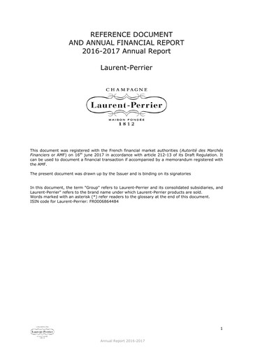 Thumbnail Laurent-Perrier Universal Registration Document 2016-2017