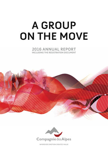 Thumbnail Compagnie des Alpes Annual Report 2016