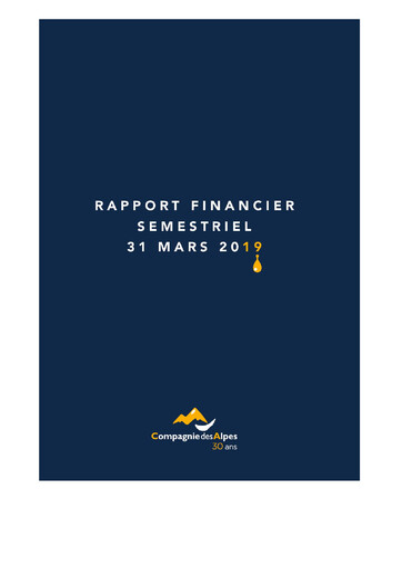 Thumbnail Compagnie des Alpes Half-year Report 2018-2019