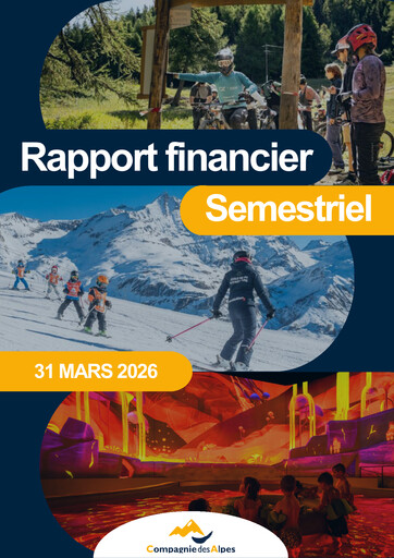 Thumbnail Compagnie des Alpes Half-year Report 2025-2026