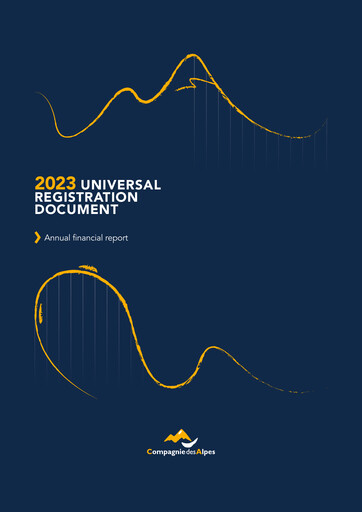 Thumbnail Compagnie des Alpes Universal Registration Document 2023
