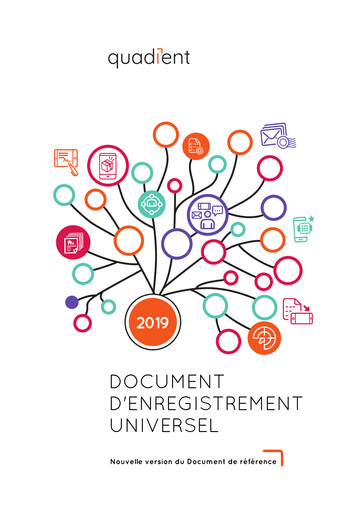 Thumbnail Quadient Universal Registration Document 2019