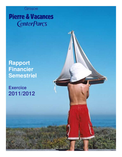 Thumbnail Pierre et Vacances Half-year Report 2011-2012-h1