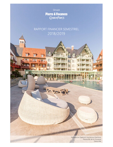 Thumbnail Pierre et Vacances Half-year Report 2018-2019-h1