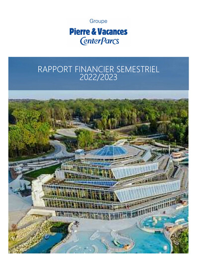 Thumbnail Pierre et Vacances Half-year Report 2022-2023-h1