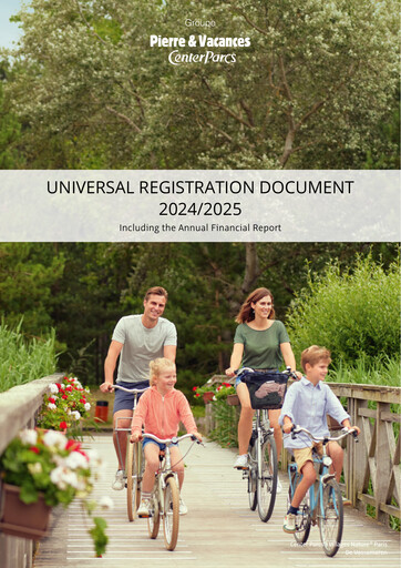 Thumbnail Pierre et Vacances Universal Registration Document 2024-2025