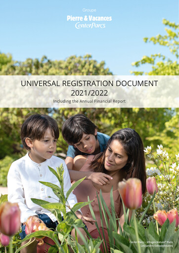 Thumbnail Pierre et Vacances Universal Registration Document fy2022