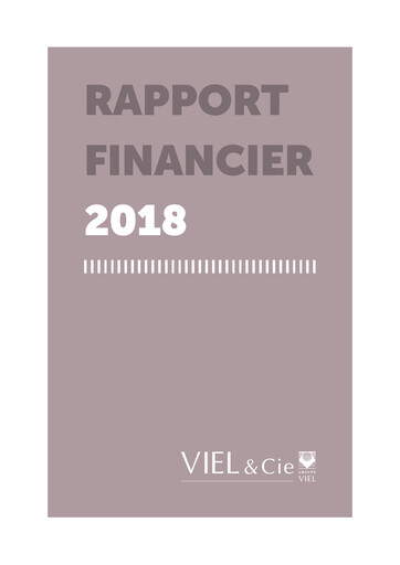 Thumbnail VIEL & Cie Financial Report 2018