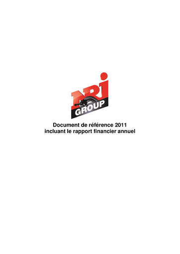 Thumbnail NRJ Group Universal Registration Document 2011
