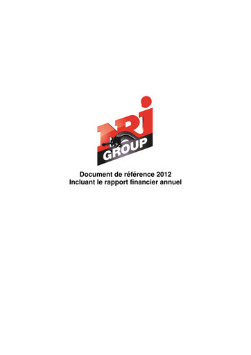 Thumbnail NRJ Group Universal Registration Document 2012