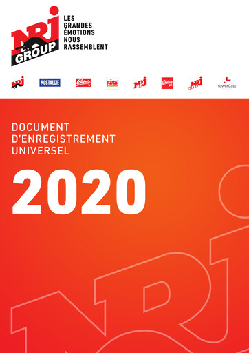 Thumbnail NRJ Group Universal Registration Document 2020