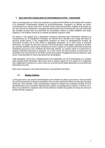 Thumbnail Voyageurs du Monde ESG Report 2023