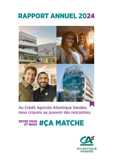 Thumbnail Caisse régionale de Crédit Agricole Mutuel Atlantique Vendée Annual Report 2024