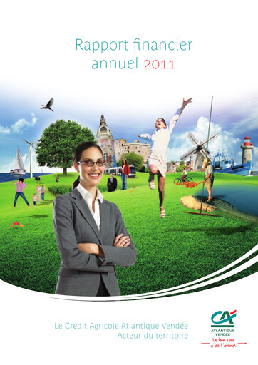 Miniature Caisse régionale de Crédit Agricole Mutuel Atlantique Vendée Rapport financier 2011