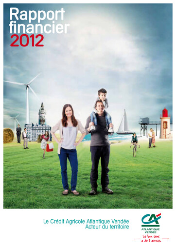 Miniature Caisse régionale de Crédit Agricole Mutuel Atlantique Vendée Rapport financier 2012