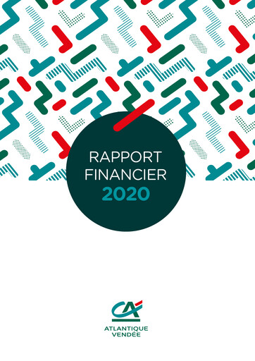 Miniature Caisse régionale de Crédit Agricole Mutuel Atlantique Vendée Rapport financier 2020