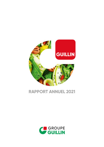 Thumbnail Groupe Guillin Annual Report 2021
