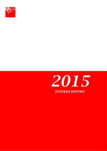 Thumbnail GL Events SA Half-year Report 2015-h1