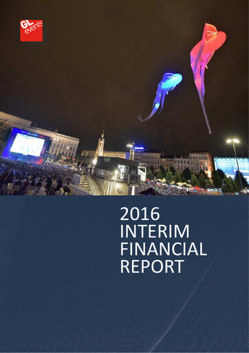 Thumbnail GL Events SA Half-year Report 2016-h1