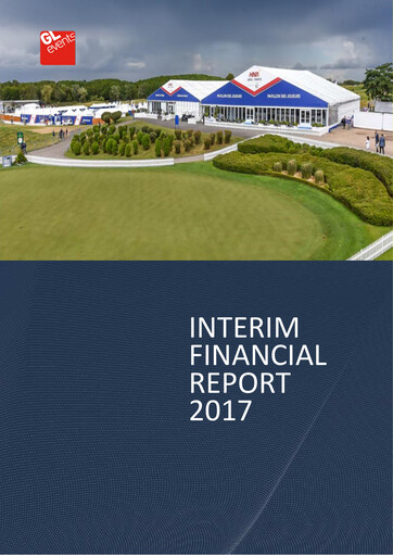 Thumbnail GL Events SA Half-year Report 2017-h1