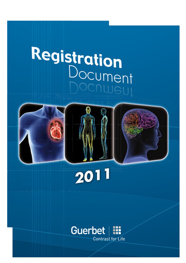 Thumbnail Guerbet Universal Registration Document 2011