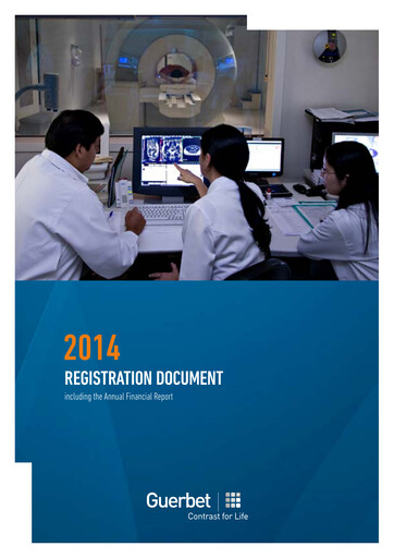 Thumbnail Guerbet Universal Registration Document 2014