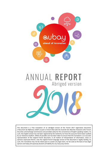 Thumbnail Aubay Universal Registration Document 2018