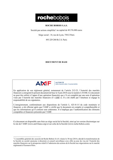 Thumbnail Roche Bobois Universal Registration Document 2017