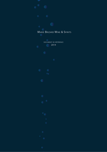 Thumbnail Marie Brizard Wine & Spirits Annual Report 2014