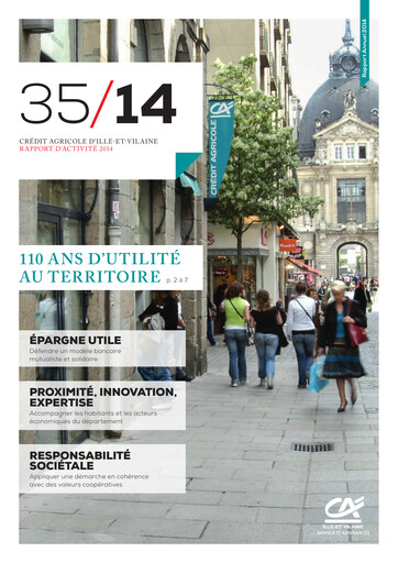 Thumbnail Caisse régionale de Crédit Agricole Mutuel d'Ille-et-Vilaine Annual Report 2014
