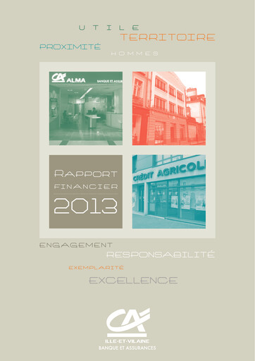 Thumbnail Caisse régionale de Crédit Agricole Mutuel d'Ille-et-Vilaine Financial Report 2013
