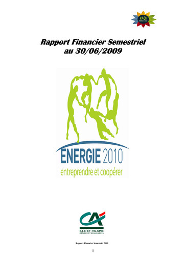 Thumbnail Caisse régionale de Crédit Agricole Mutuel d'Ille-et-Vilaine Half-year Report 2009-h1