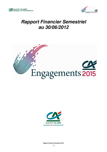 Thumbnail Caisse régionale de Crédit Agricole Mutuel d'Ille-et-Vilaine Half-year Report 2012-h1