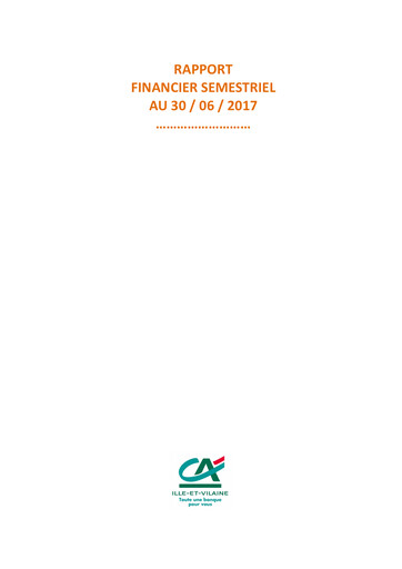 Thumbnail Caisse régionale de Crédit Agricole Mutuel d'Ille-et-Vilaine Half-year Report 2017-h1