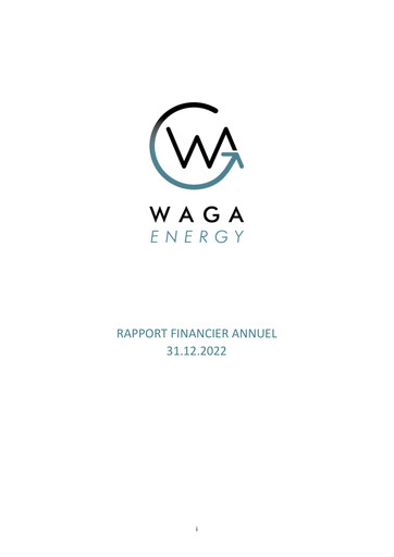 Thumbnail Waga Energy Financial Report 2022