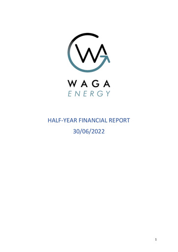 Thumbnail Waga Energy Half-year Report 2022-h1