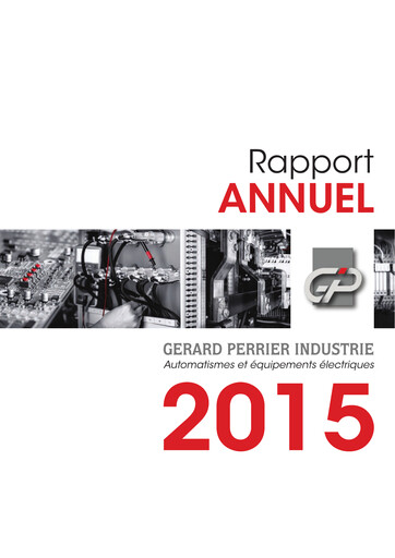 Thumbnail Gérard Perrier Industrie S.A. Annual Report 2015