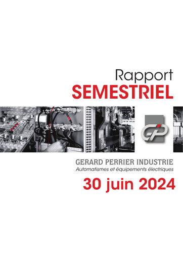 Thumbnail Gérard Perrier Industrie S.A. Half-year Report 2024-h1