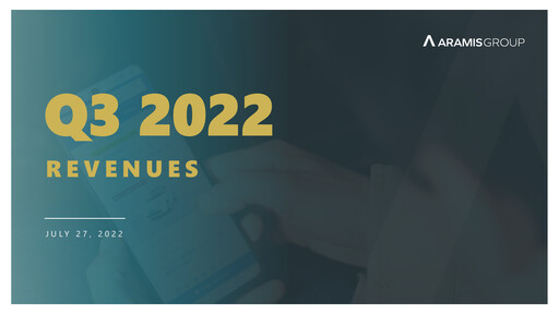 Thumbnail Aramis Group Quarterly Report 2022-q3