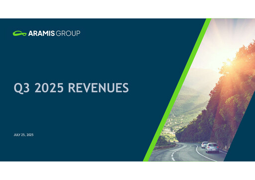 Thumbnail Aramis Group Quarterly Report 2025-q3