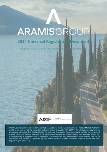 Thumbnail Aramis Group Universal Registration Document 2024