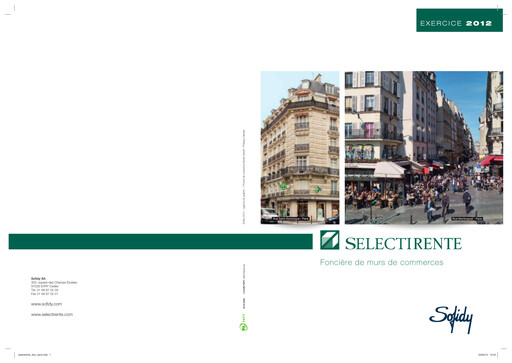 Thumbnail Selectirente Annual Report 2012