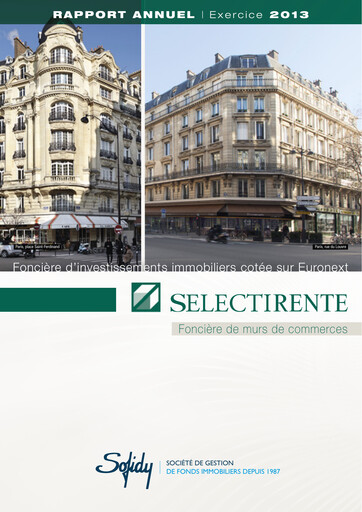 Thumbnail Selectirente Annual Report 2013