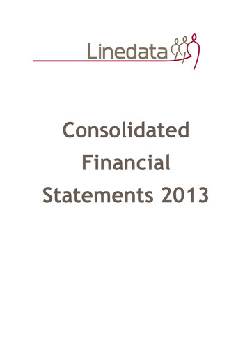 Thumbnail Linedata Services Financial Statement 2013