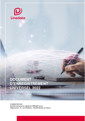 Miniature Linedata Services Document d'enregistrement universel 2022