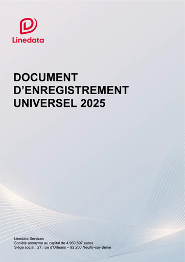 Miniature Linedata Services Document d'enregistrement universel 2025