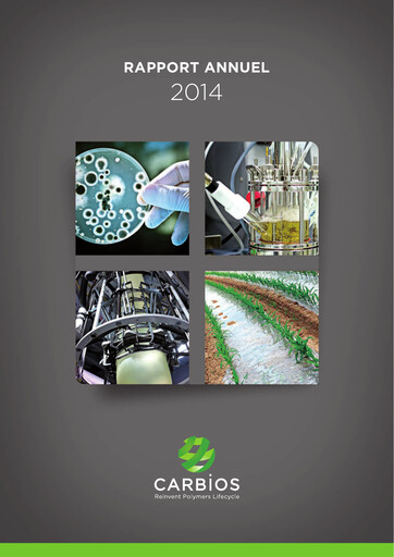 Thumbnail Carbios SAS Annual Report 2014