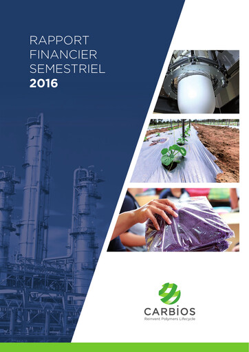 Thumbnail Carbios SAS Half-year Report 2016-h1