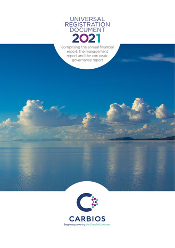 Thumbnail Carbios SAS Universal Registration Document 2021